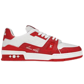 Louis Vuitton Trainer Sneaker Red / White